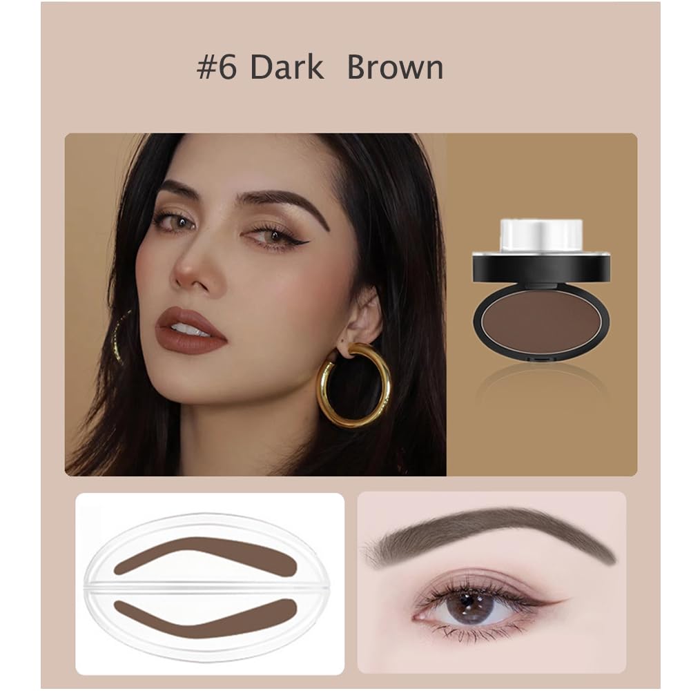 Long Lasting Easy Use Eyebrow Stamp Kit