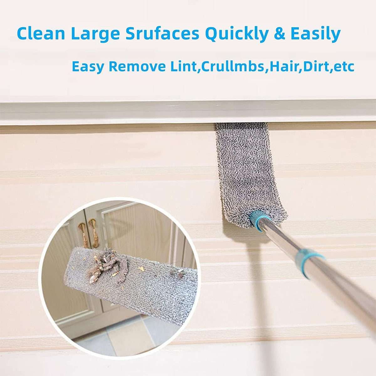 Microfiber Duster Dust Brush with Extension Pole