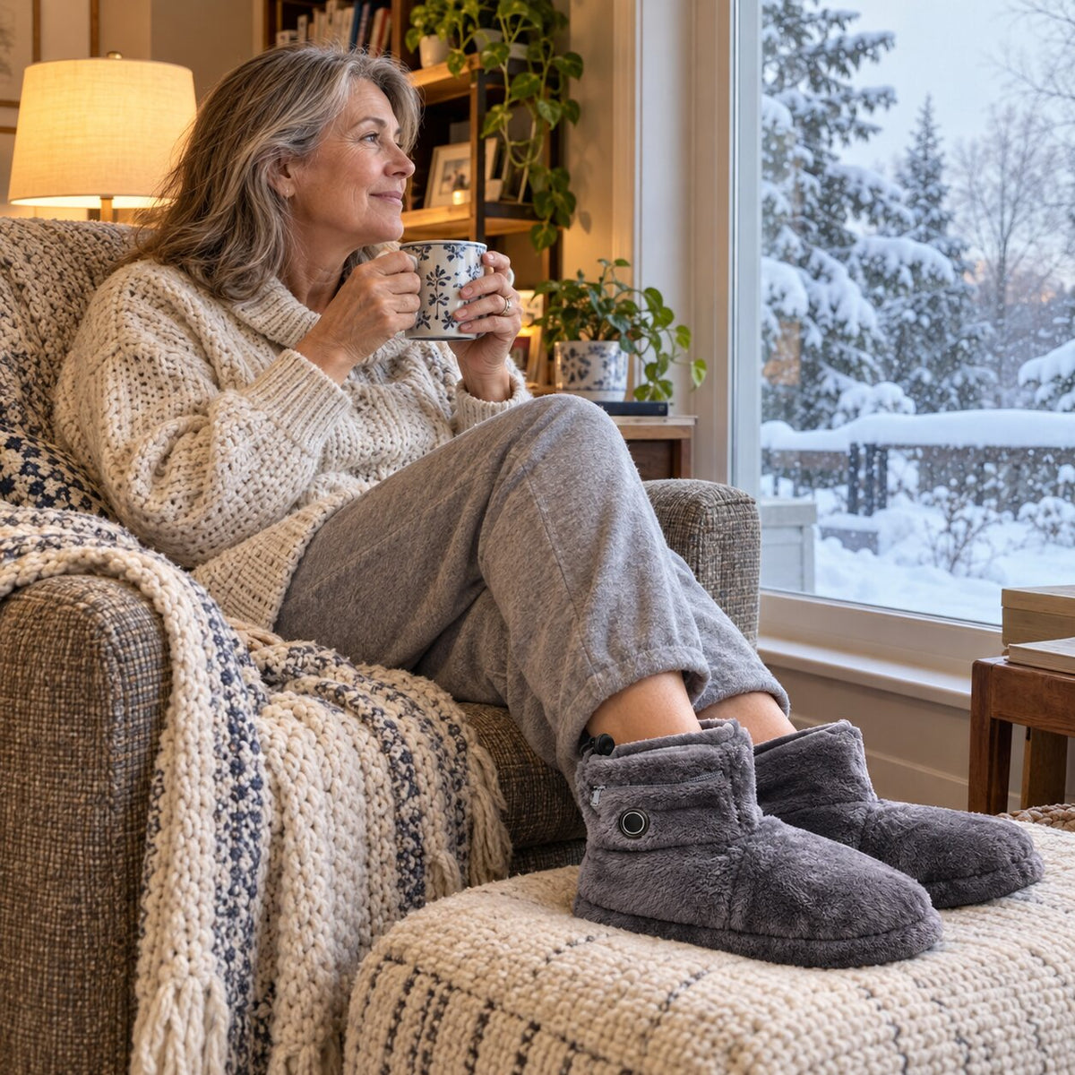 CozyStep Heated Boots -Freesize