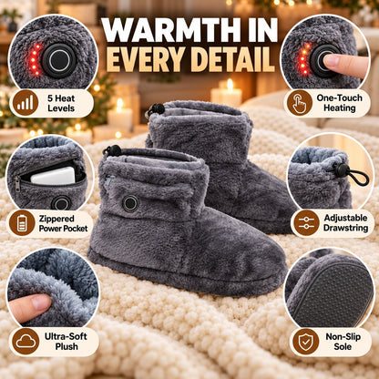 CozyStep Heated Boots -Freesize