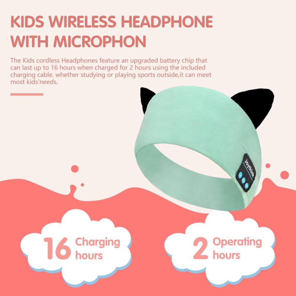 Kids Bluetooth Headphones Sleep Mask Wireless