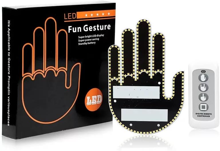 Car gesture light with remote control