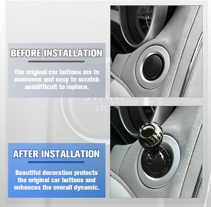 Car Joystick Push to Start Button Cover