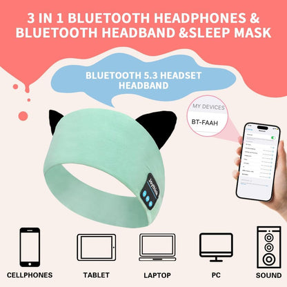 Kids Bluetooth Headphones Sleep Mask Wireless
