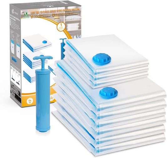 Pack of 12 Vacuum Bags Set  for Clothes