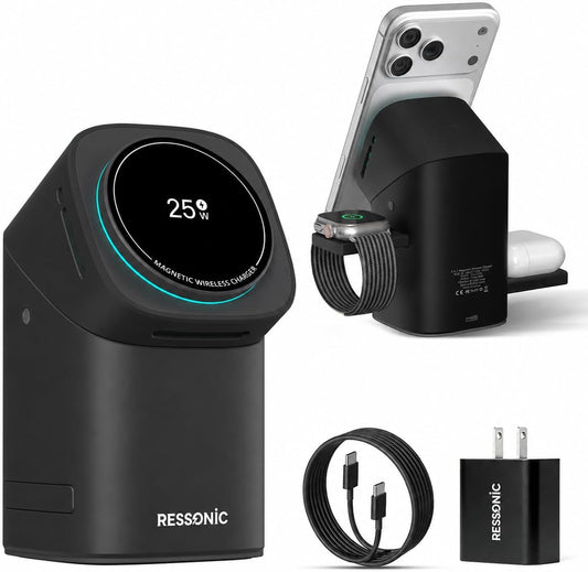 3 in 1 Magnetic Wireless Fast Charging Station