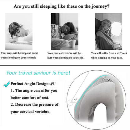 Inflatable Travel Pillow for Traveling