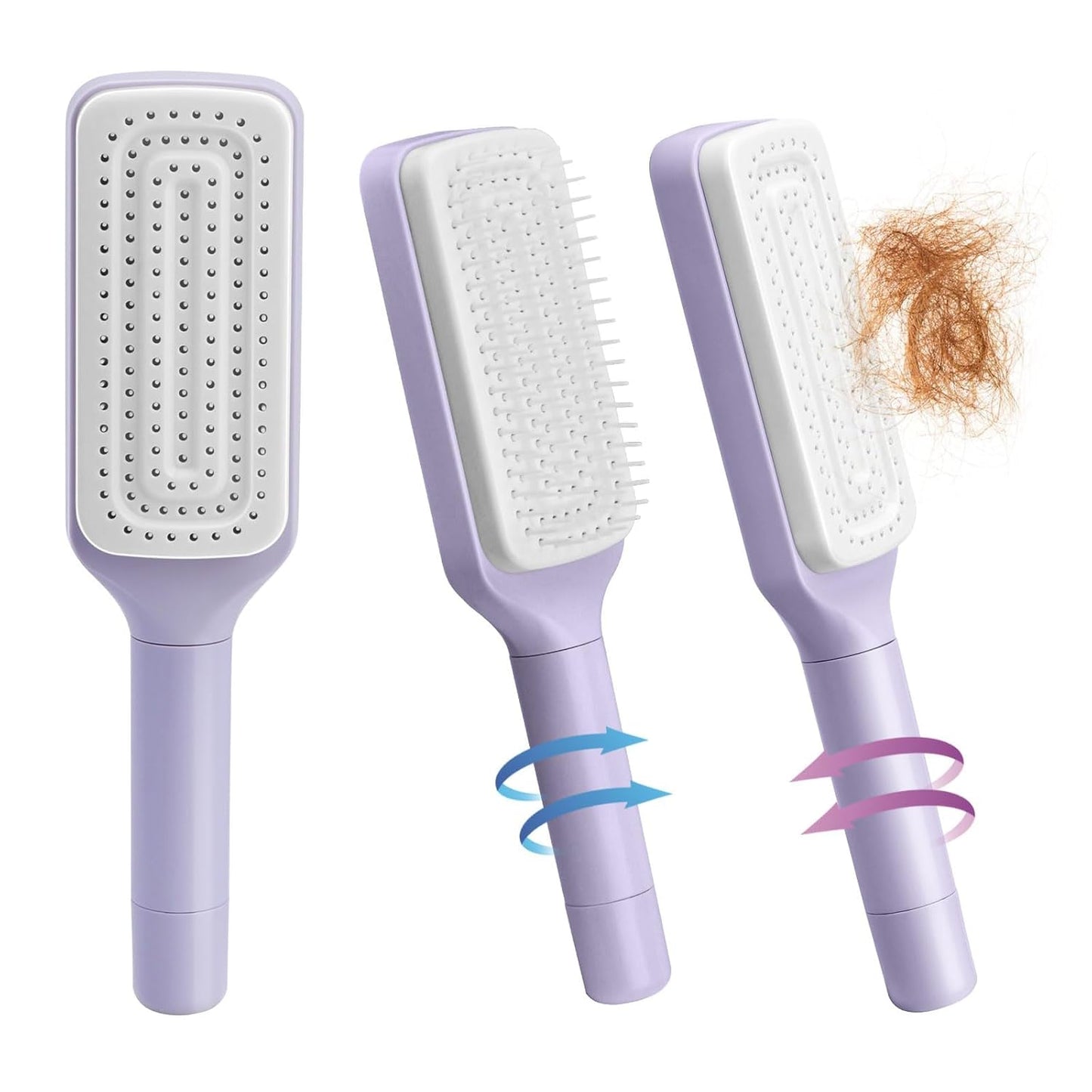 One-click Clean Hair Brushes for Women