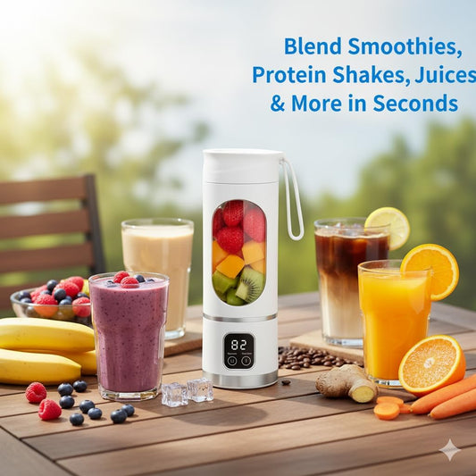 Portable Blender 500ml USB Personal for Shakes Smoothies