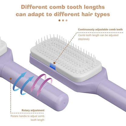 One-click Clean Hair Brushes for Women
