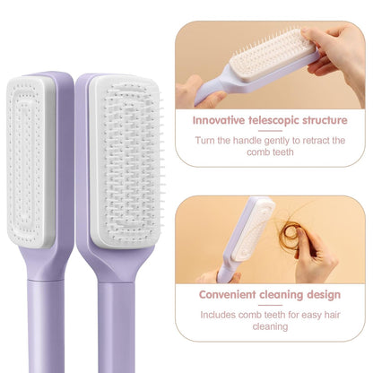 One-click Clean Hair Brushes for Women