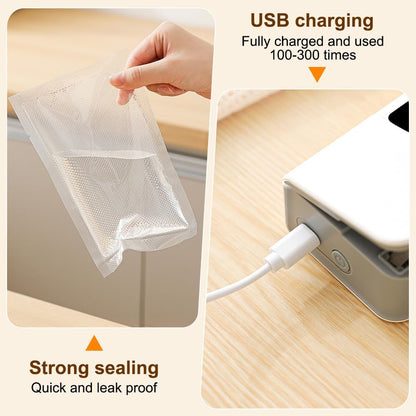Mini Vacuum Sealer Machine-USB Rechargeable