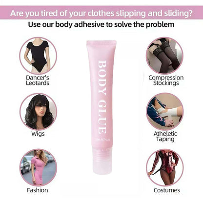 Body Adhesive Glue, Skin Safe Liquid Fashion