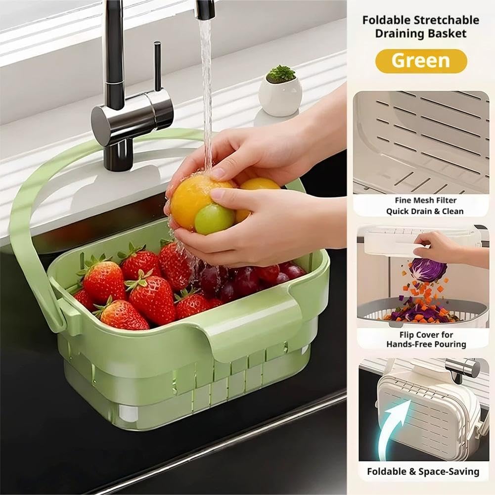2026 Upgraded Foldable Kitchen Sink Strainer