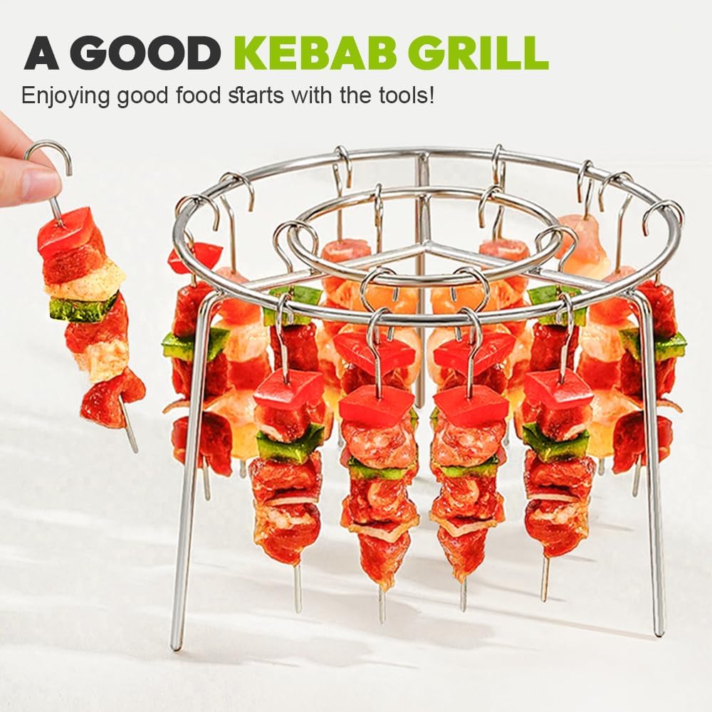 Multi Purpose Skewer Stand for BBQ or Grill