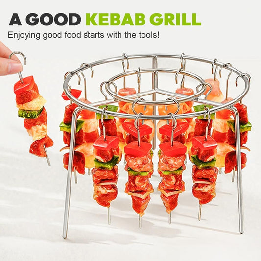Multi Purpose Skewer Stand for BBQ or Grill