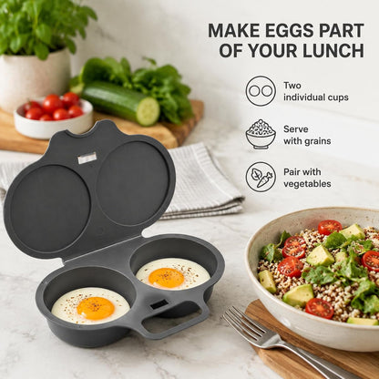 Egg Cooker with Lid and Handle