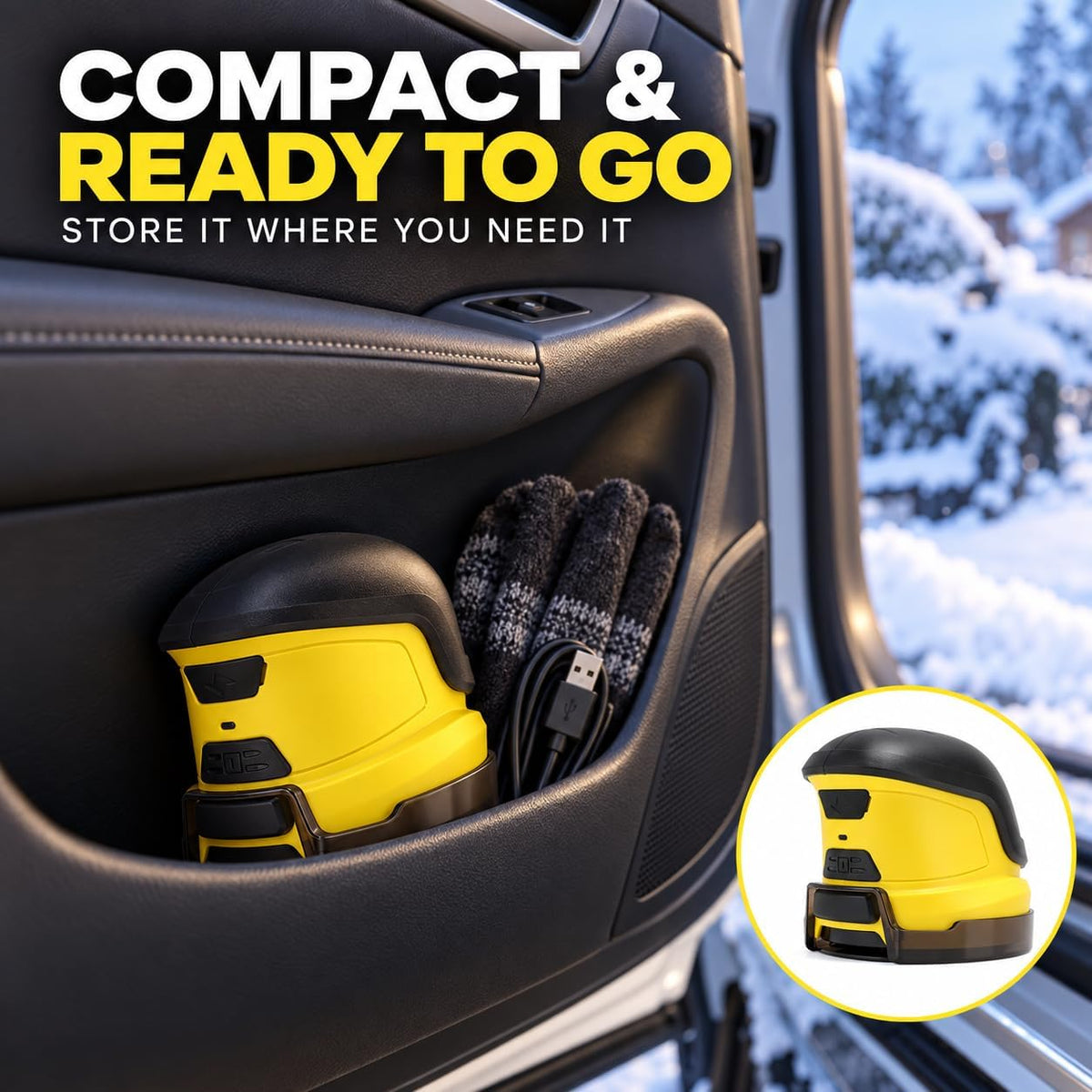 Electric Ice Scraper for Car Windshield
