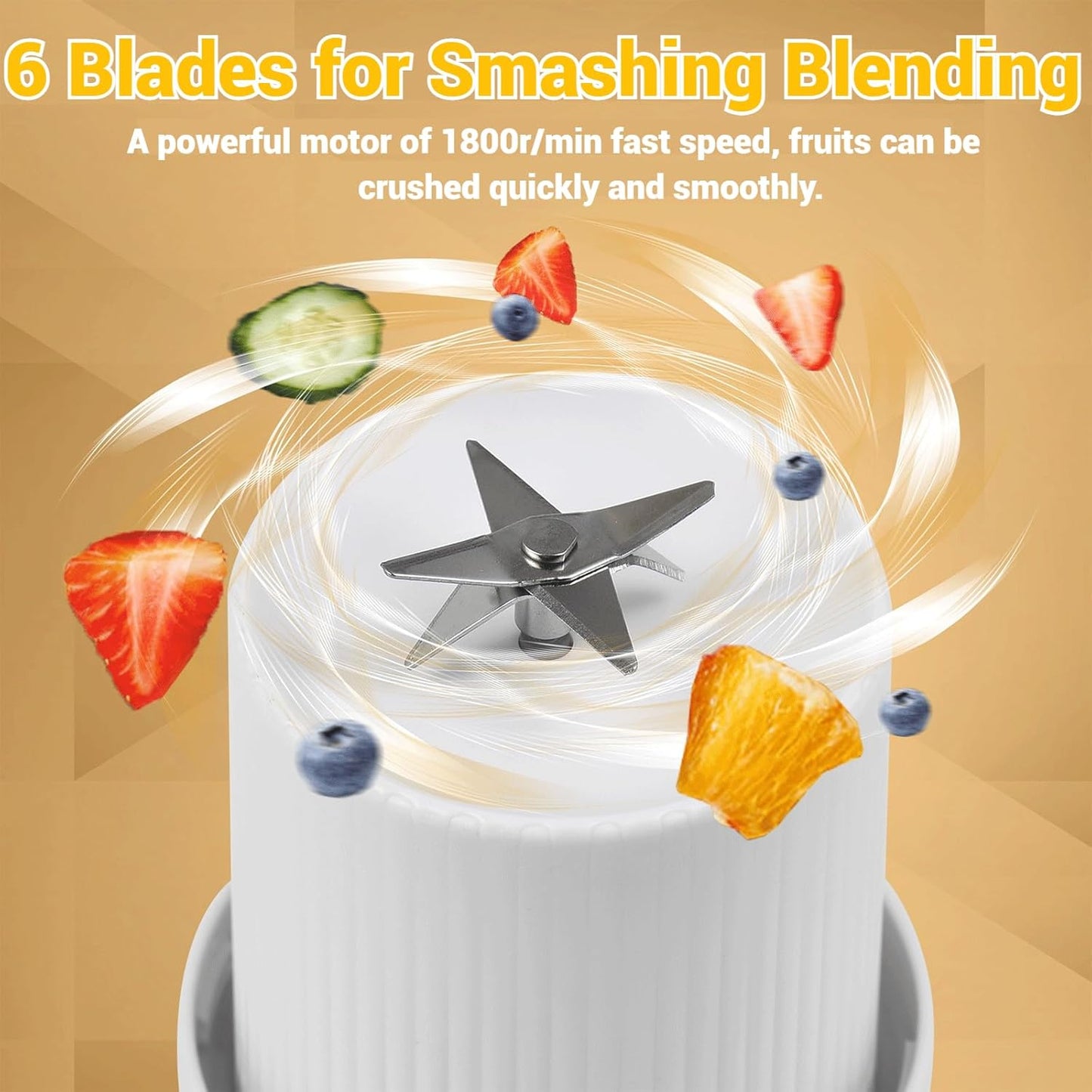 Cordless Personal Blender for Shakes and Smoothies