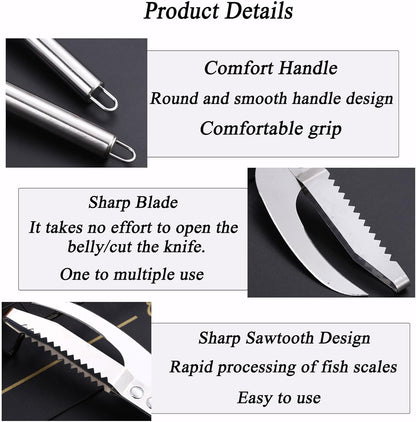 3 In 1 Fish Knife &  scale remover