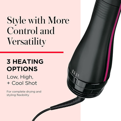 2-in-1 Hair Dryer Brush & Hot Air Styling Brush