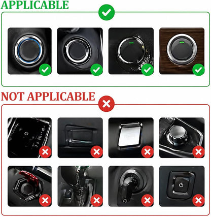 Car Joystick Push to Start Button Cover