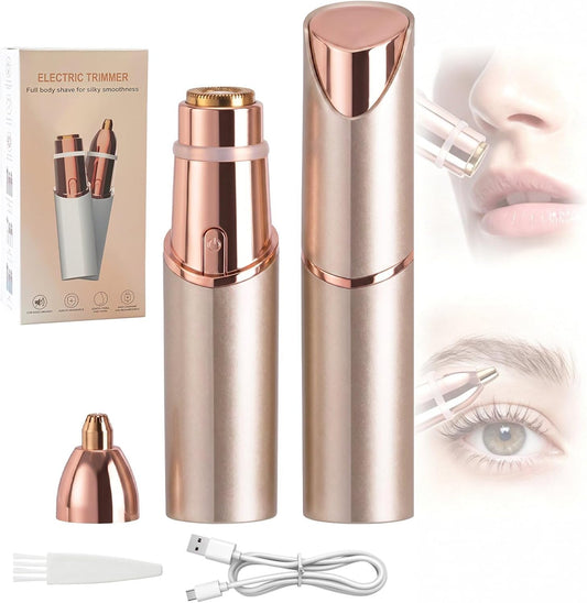 Eyebrow & Facial Trimmer - 2 in1 Rechargeable