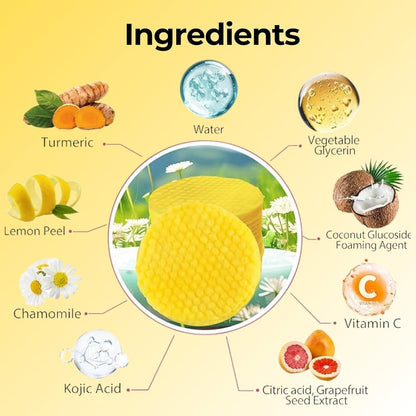 Turmeric Cleansing Pads – Brightening Face Wipes for Glowing Skin(60Pcs)