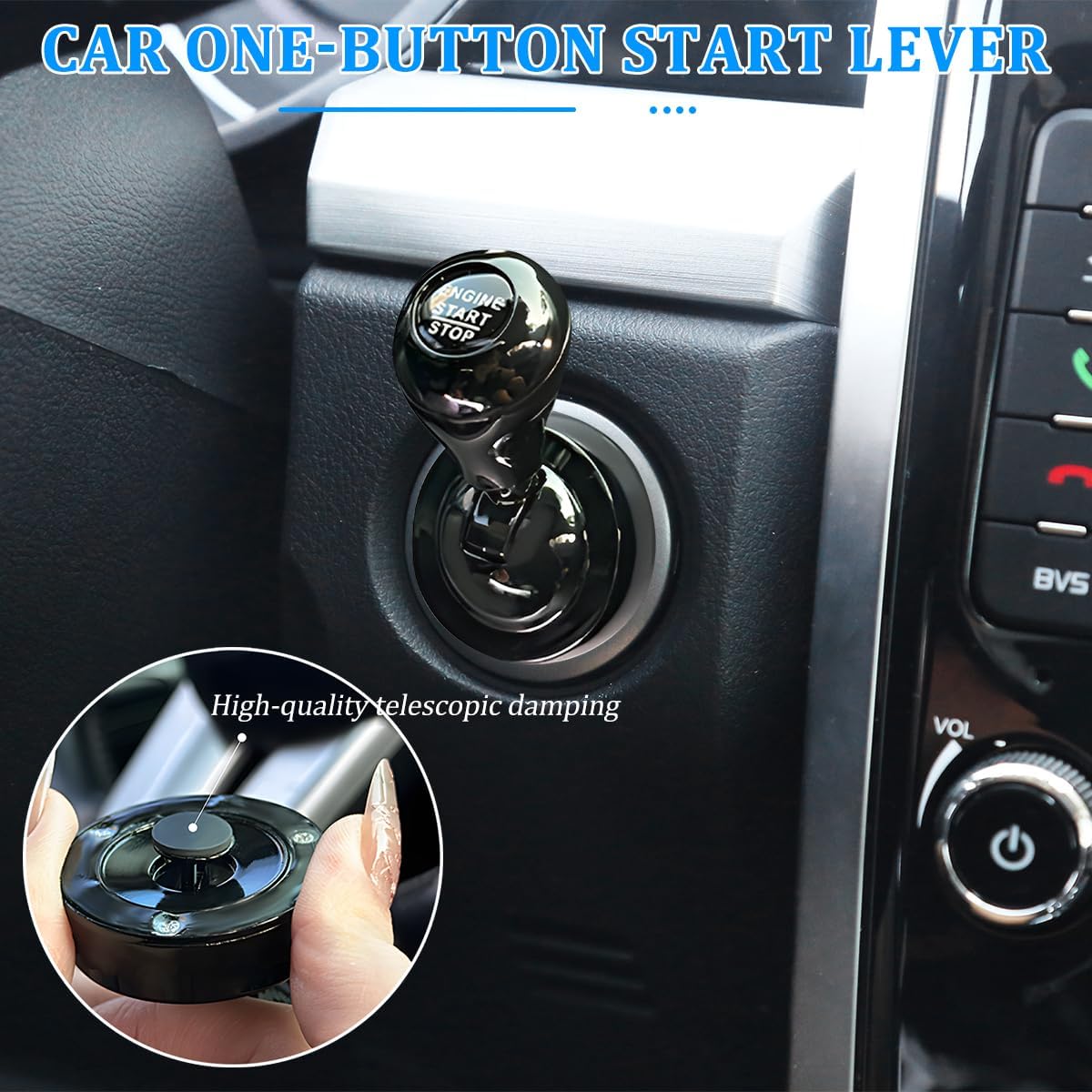 Car Joystick Push to Start Button Cover