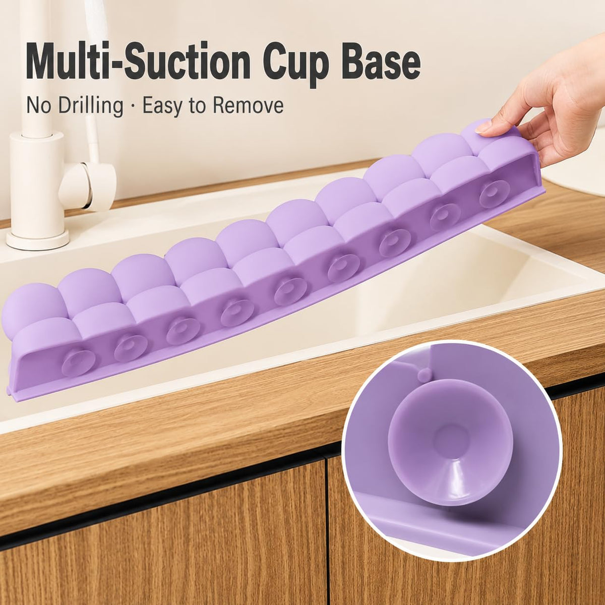 HINLEX Silicone Sink Splash Guard