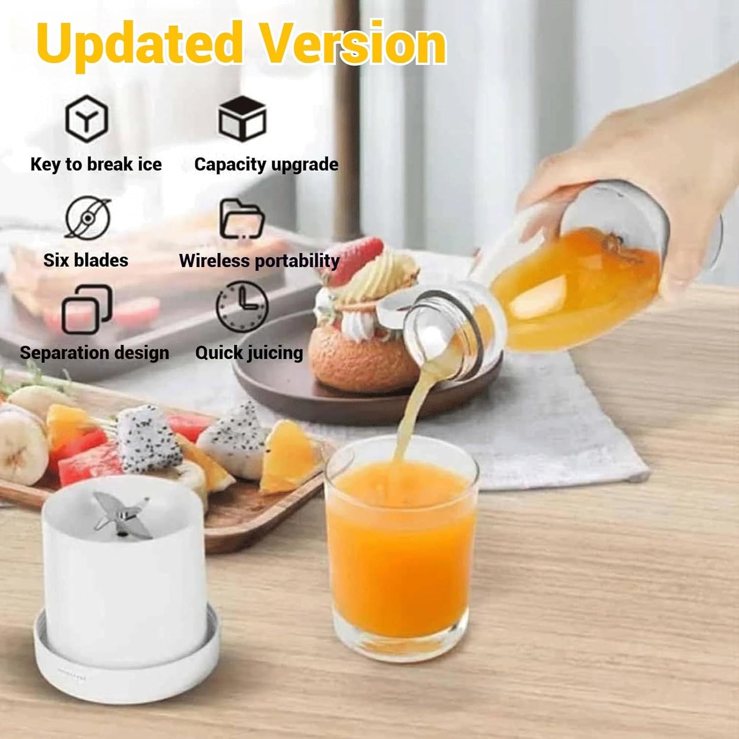 Cordless Personal Blender for Shakes and Smoothies