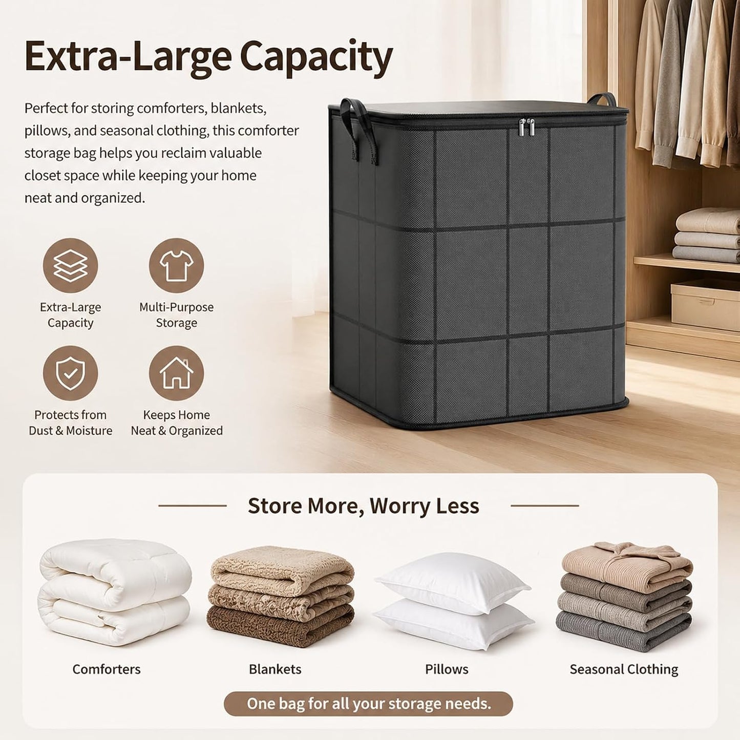 Spacious Moving Storage Bin – Large Capacity