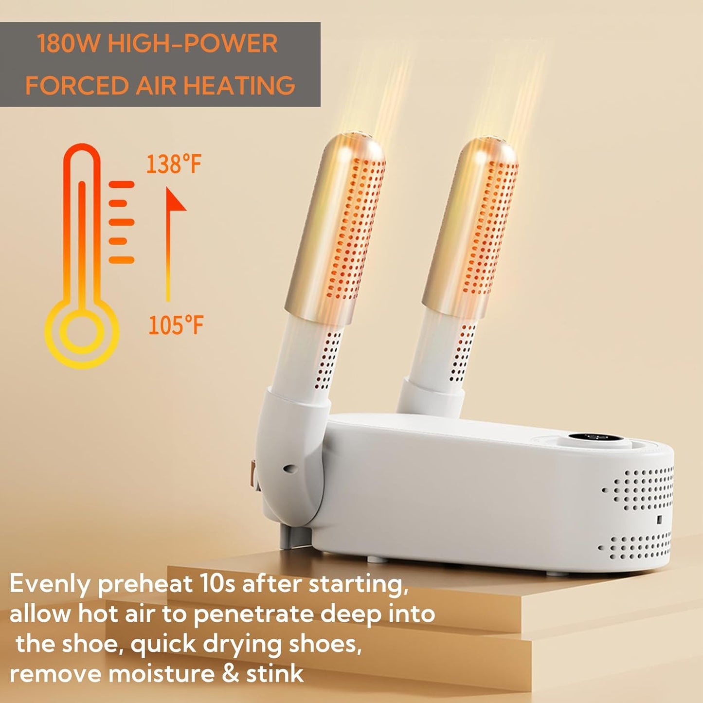 Dry Wet Shoes with 360°Heat Blower
