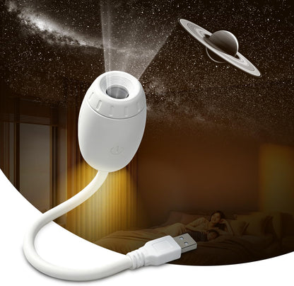 Galaxy Projector Night Light for Bedroom - 2 in 1 USB Starry Sky Led Lamp