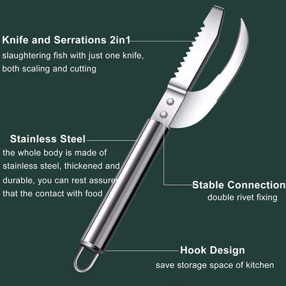3 In 1 Fish Knife &  scale remover