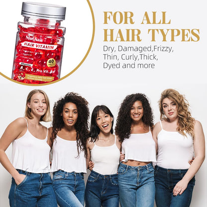 Hair Vitamins Moroccan Oil Capsules for Women & Men
