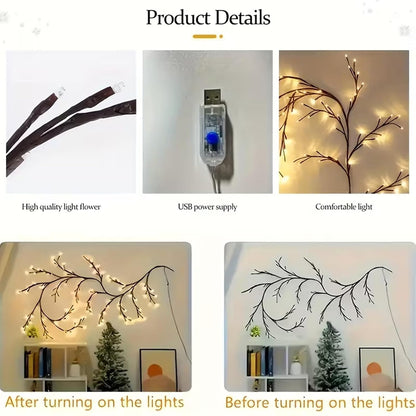 Enchanted Willow Vine Lights Tree For Christmas