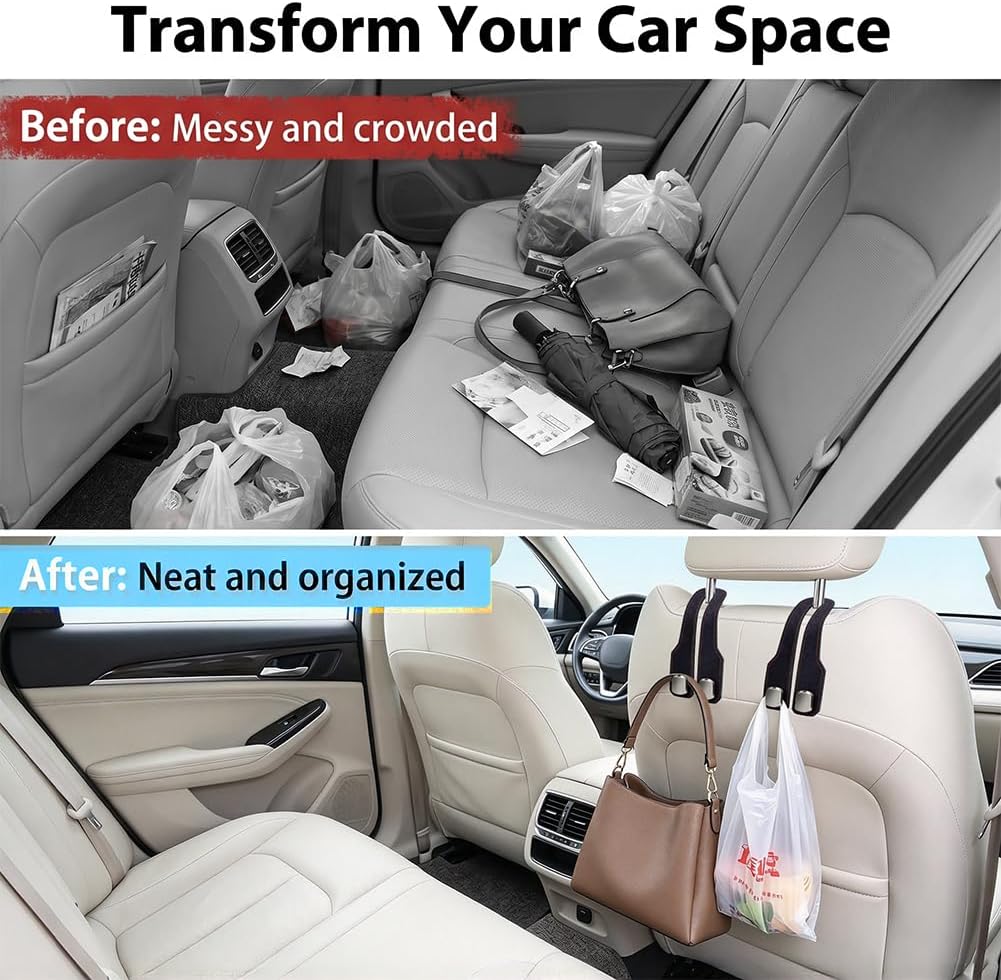 Car Headrest Organizer - Dualhook