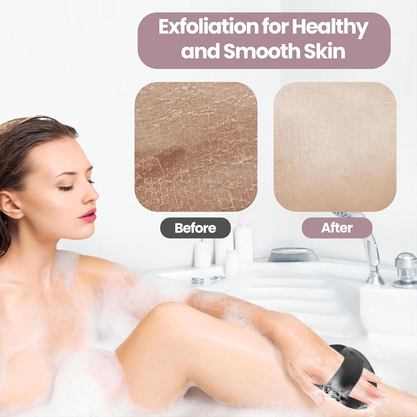 Exfoliating mitt for Shower Glove (Pack of 4)