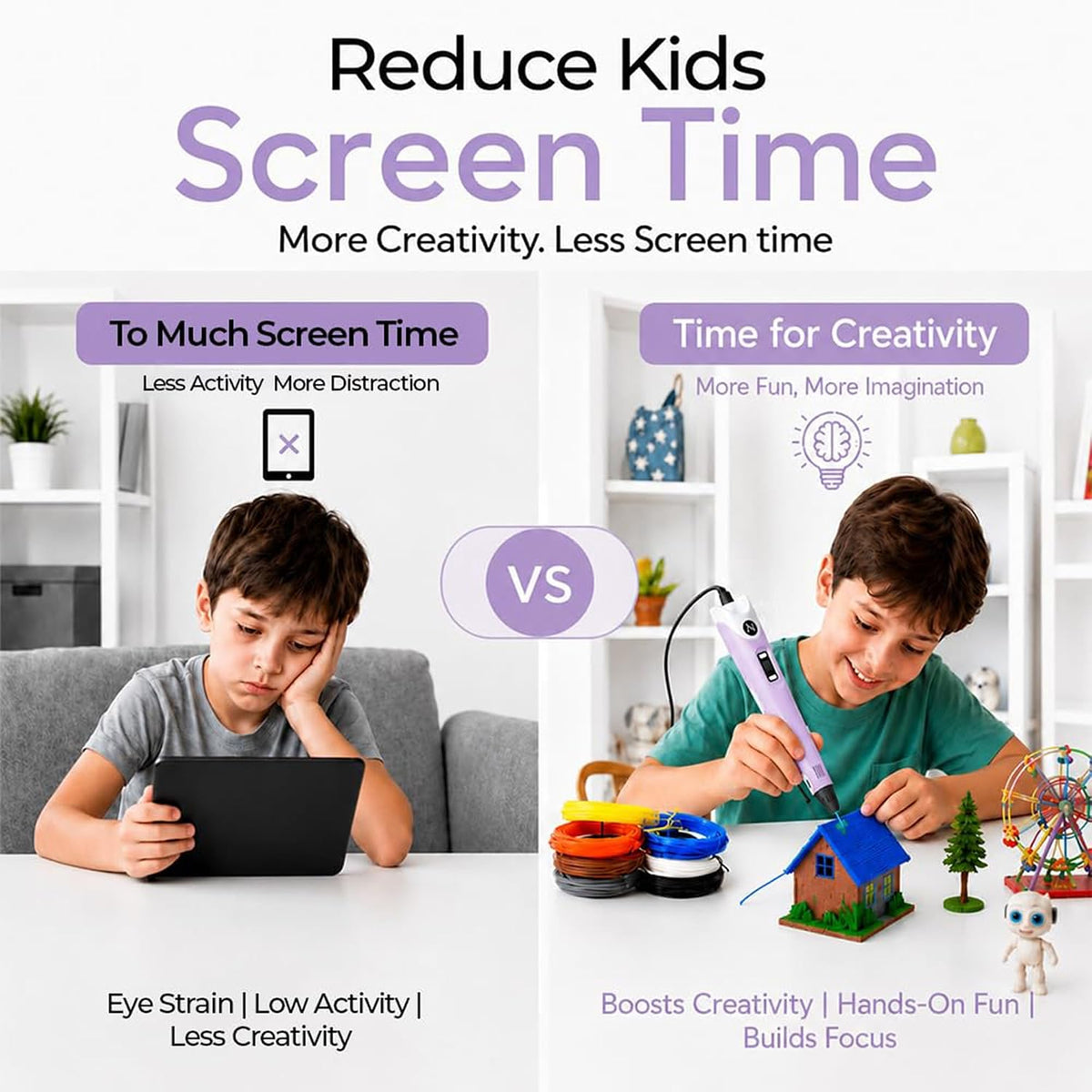 3D Printing Pen Kit for Kids & Adults