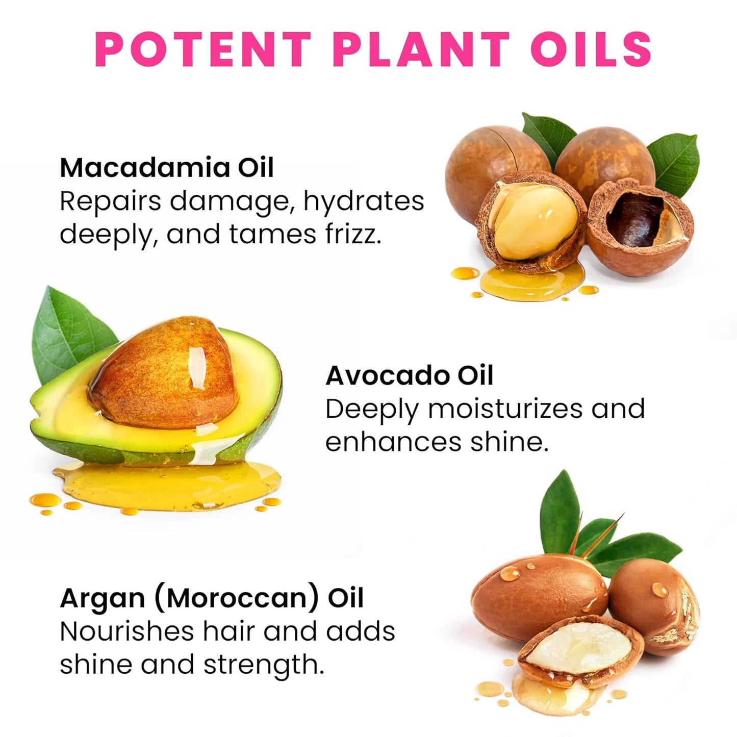 Hair Vitamins Moroccan Oil Capsules for Women & Men