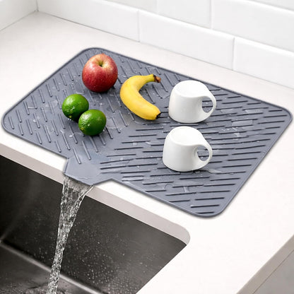 Silicone Dish Drying Mat for Kitchen Countertop