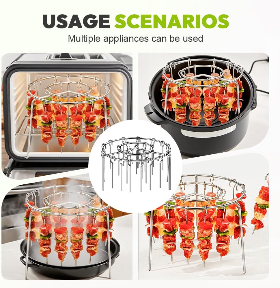 Multi Purpose Skewer Stand for BBQ or Grill