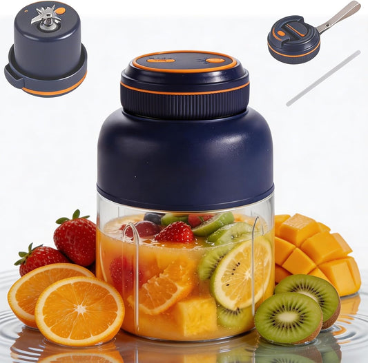 Rechargeable Portable Blender Cordless with 38 Blades