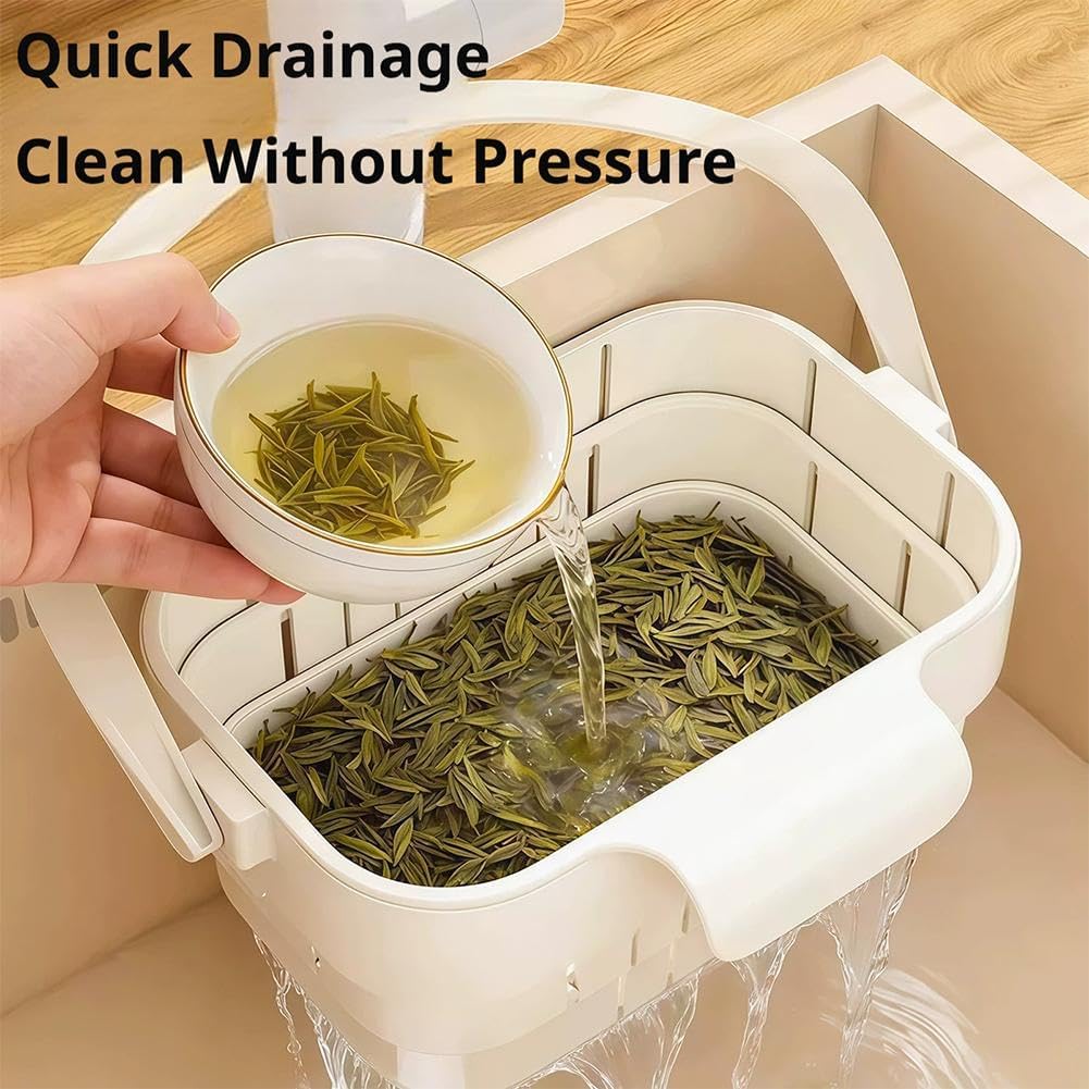 2026 Upgraded Foldable Kitchen Sink Strainer