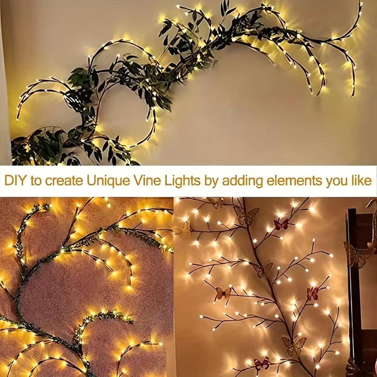 Enchanted Willow Vine Lights Tree For Christmas