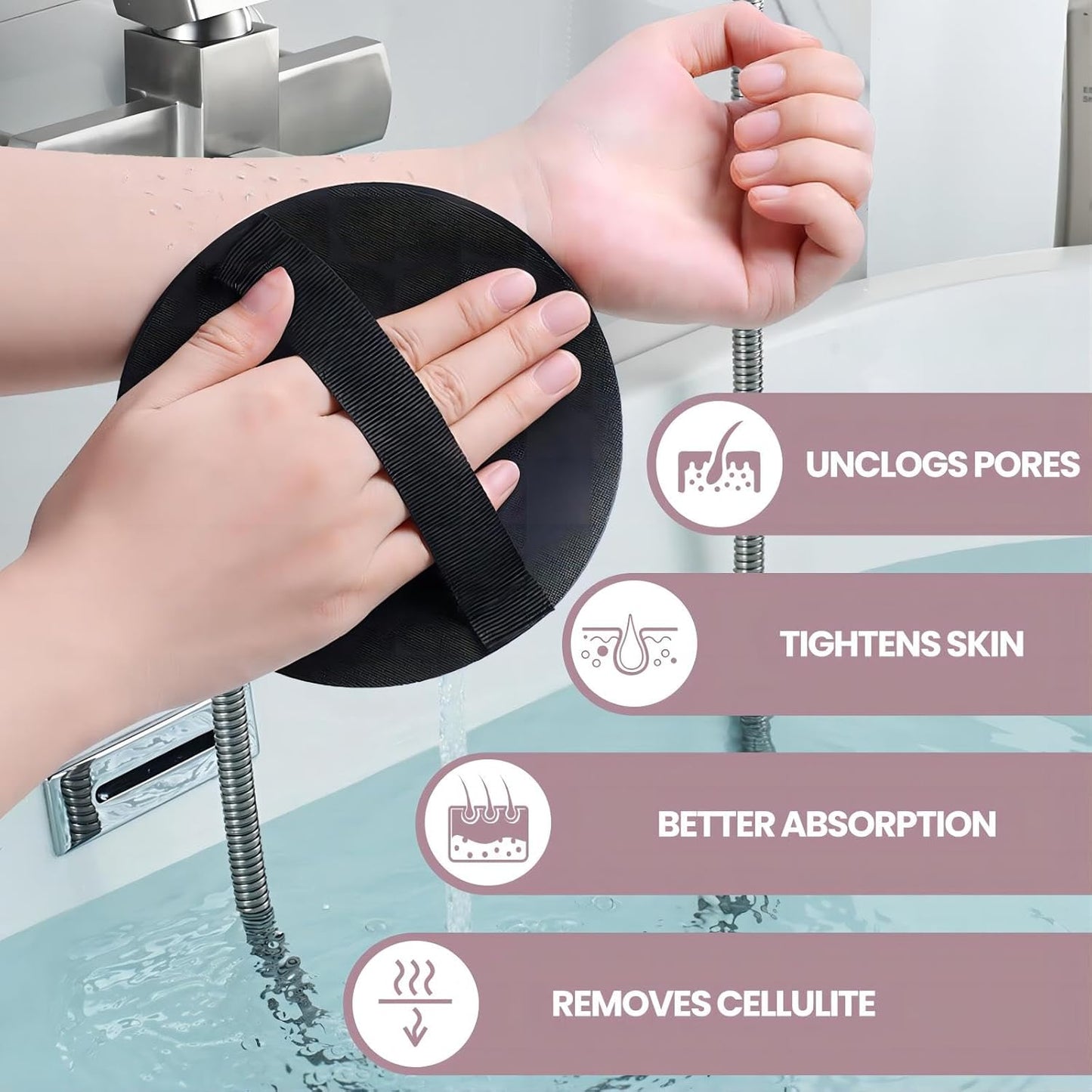 Exfoliating mitt for Shower Glove (Pack of 4)