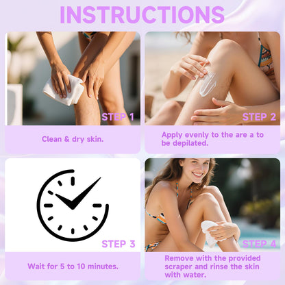 Hair Removal Spray for Men & Women, Gentle Sensitive Skin