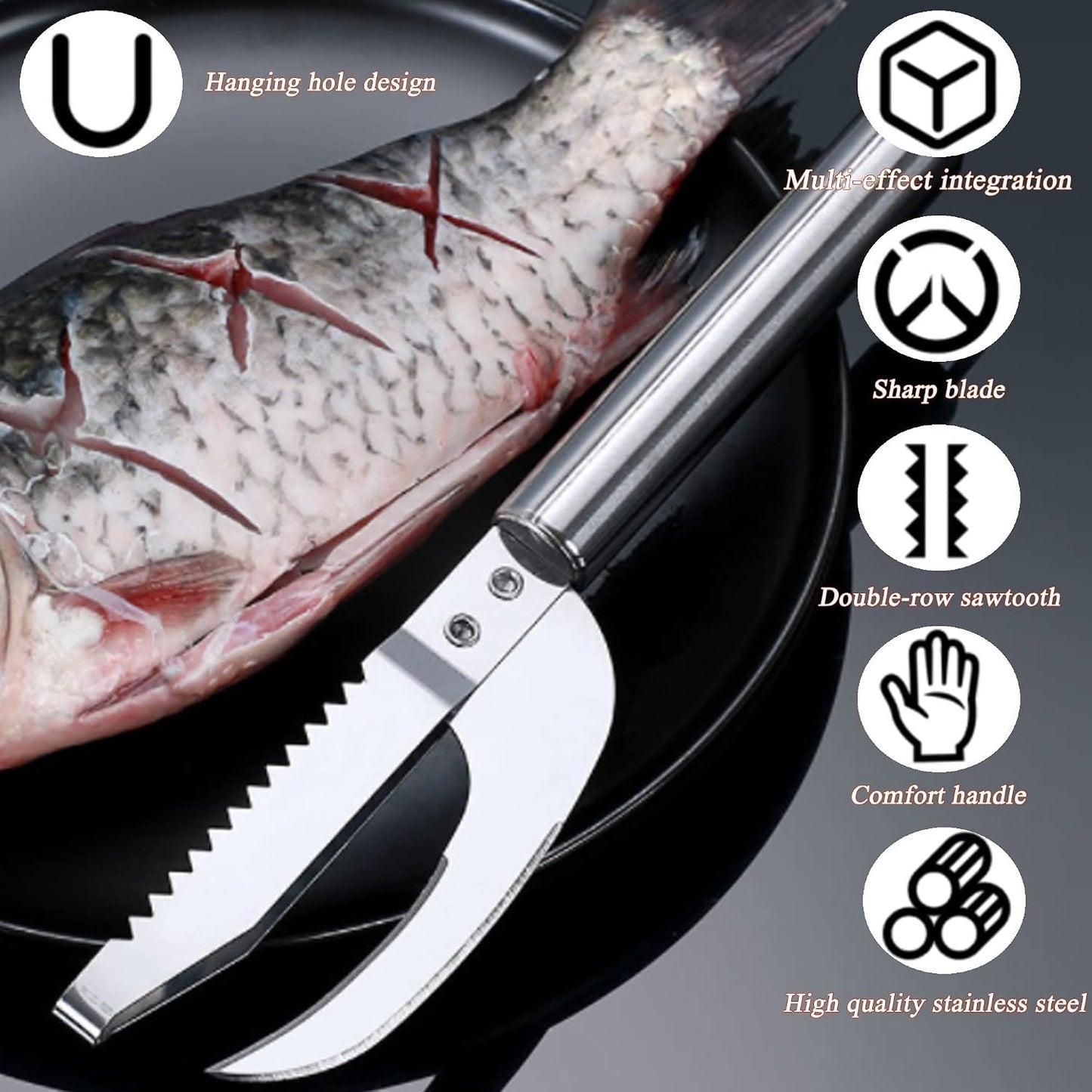 3 In 1 Fish Knife &  scale remover