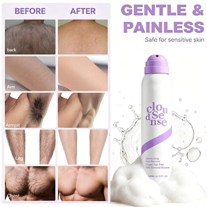 Hair Removal Spray for Men & Women, Gentle Sensitive Skin